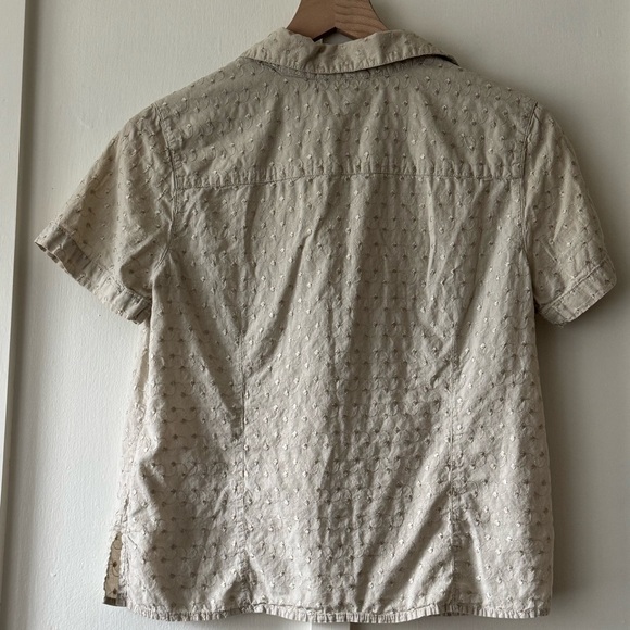 Classic Elements Petite Embroidered Button-Up Top – Size M Petite (10–12) - Picture 8 of 8
